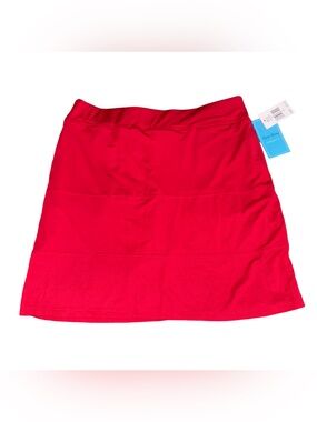 NWT Court Haley Performance Red Athletic Golf Tennis Skort Women’s M